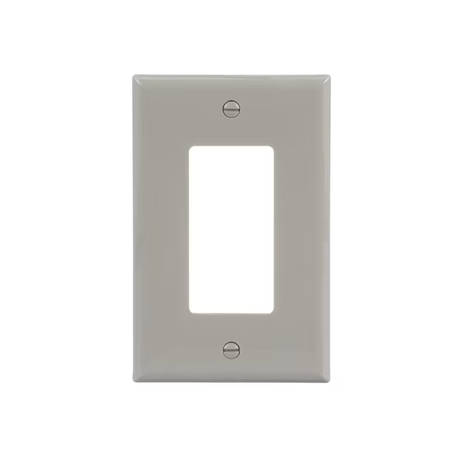 Placa de pared decorativa para interiores de policarbonato gris de tamaño mediano de 1 unidad Eaton