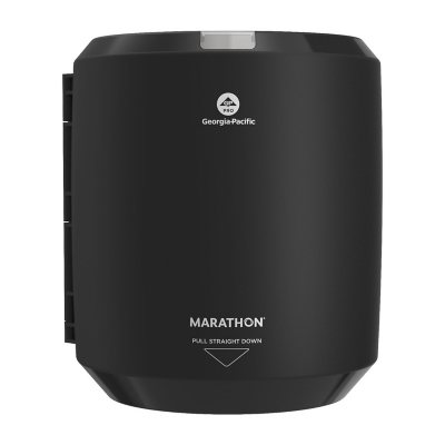 Marathon Manual Centerpull Paper Towel Dispenser (Black)