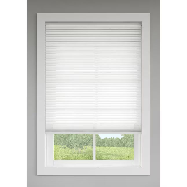 LEVOLOR 24-in x 72-in Snow Light Filtering Cordless Cellular Shade