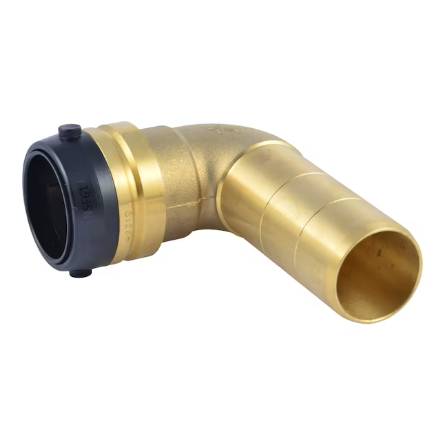 SharkBite 2 in. x 2 in. Brass Push 90° Street Elbow