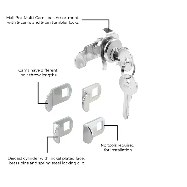 RELIABILT Mill Hardware Mailbox Lock