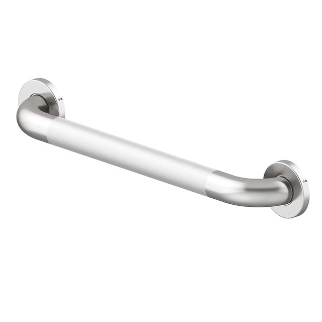 Project Source Concealed Peened 18-in Stainless Steel Wall Mount ADA Compliant Grab Bar (500-lb Weight Capacity)