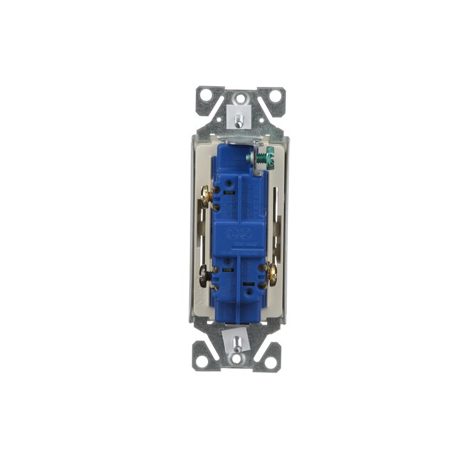 Eaton 15-Amp 3-Way Rocker Light Switch, Light Almond