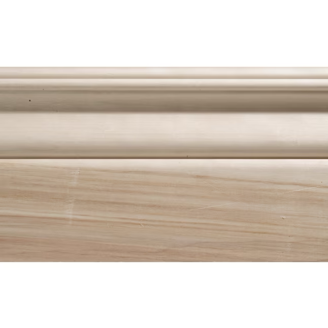 Ornamental Mouldings 9/16-in x 4-1/4-in x 8-ft Colonial Unfinished White Hardwood Oml24 Baseboard Moulding