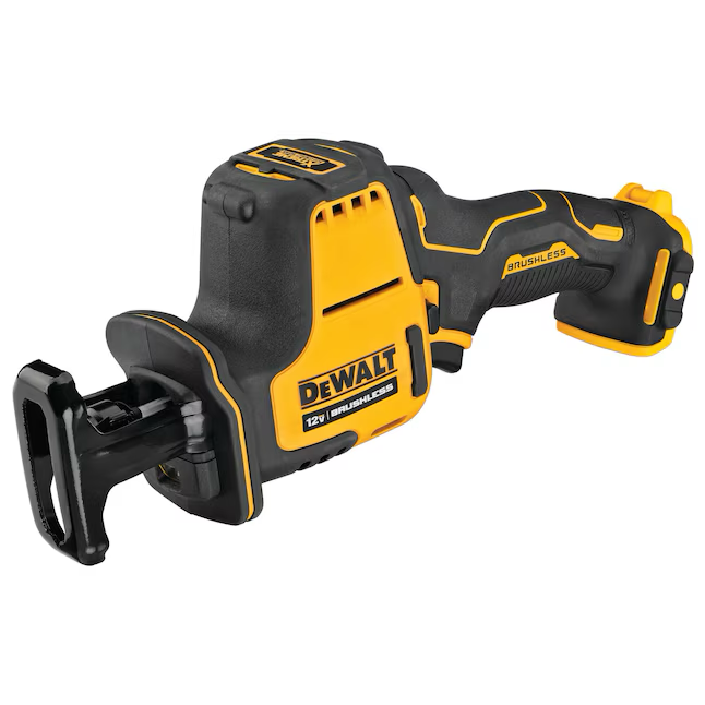 Sierra recíproca inalámbrica sin escobillas DEWALT XTREME de velocidad variable máxima de 12 voltios (herramienta básica)