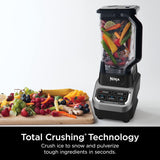 Ninja BL610 Professional 72 Oz Countertop 1000-Watt Base and Total Crushing Technology for Smoothies, Ice and Frozen Fruit, Black, Blender + Pitcher