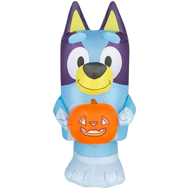 Bluey 22 pulgadas Bluey con calabaza Airdorable inflable