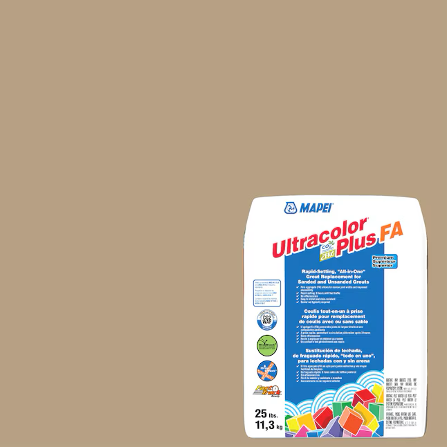 MAPEI Ultracolor Plus FA Pale Umber n.° 5044 Lechada todo en uno (25 lb)