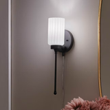 Kichler Thelma Aplique de pared negro mate con 1 luz de 5 pulgadas de ancho