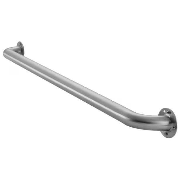 Project Source Exposed Screw 44.98-in Stainless Steel Wall Mount ADA Compliant Grab Bar (500-lb Weight Capacity)