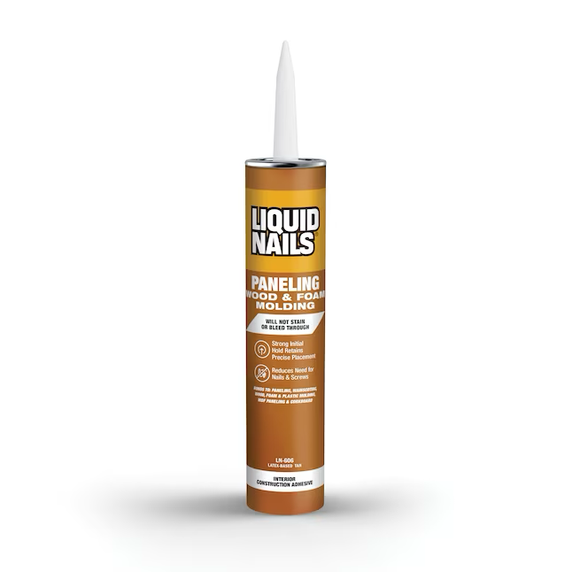 Adhesivo para construcción de interiores de látex blanquecino Liquid Nails (10 onzas líquidas)