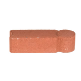 Geometric 12-in L x 4-in W x 3-in H Red Concrete Straight Edging Stone