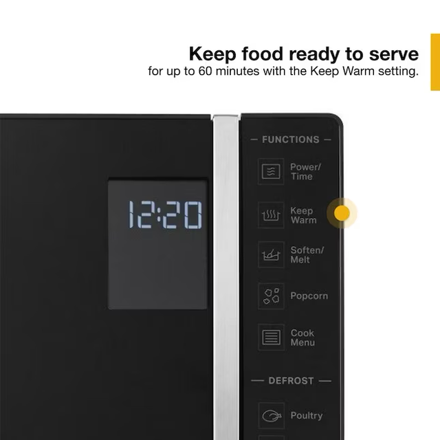 Whirlpool 1.1-cu ft 900-Watt Sensor Cooking Controls Countertop Microwave (Black)