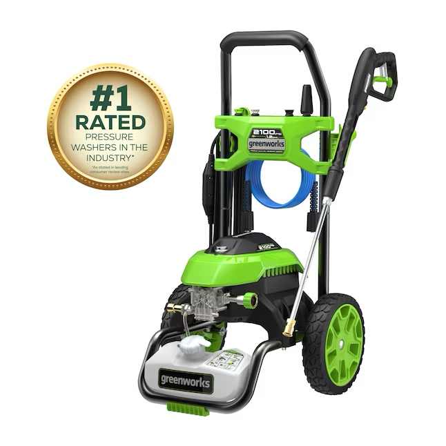 Greenworks 2100 PSI 1.2-Gallons Cold Water Pressure Washer