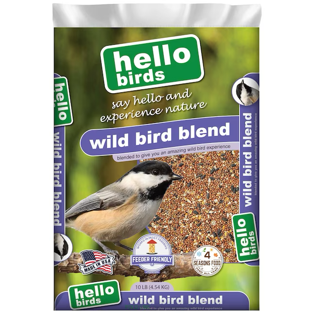 Red River Commodities Hello Birds Semilla para pájaros, 10 libras