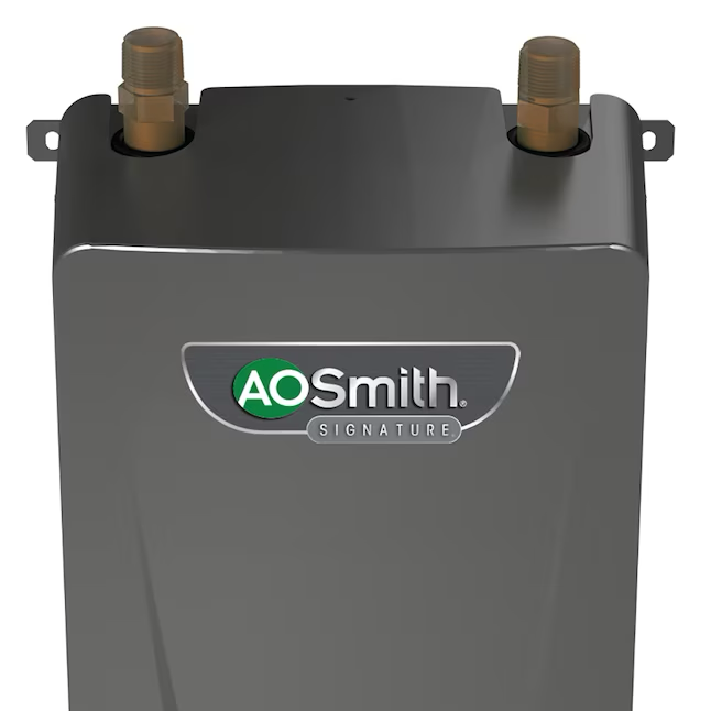 Calentador de agua eléctrico sin tanque AO Smith Signature Series de 240 voltios, 14 KW y 1,6 GPM