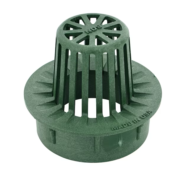 NDS 4-in L x 3-3/4-in W x 3-in or 4-in dia Grate (Green)