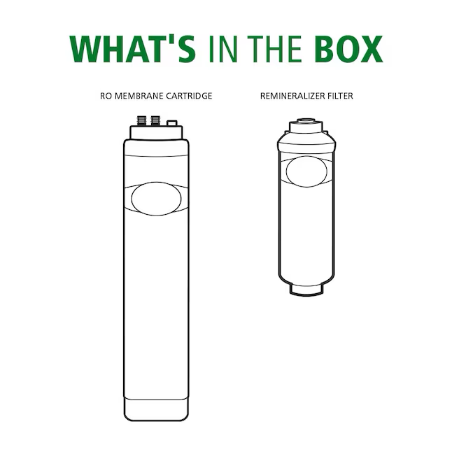 A.O. Smith Clean Water System Remineralizer and Set Under Sink Replacement Filter