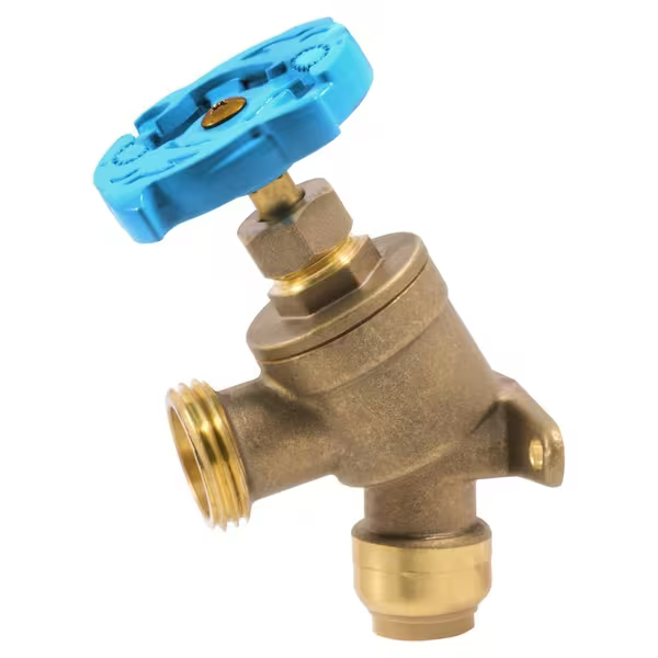 SharkBite 3/4 in. Push-to-Connect x MHT Brass Garden Valve with Drop Ear