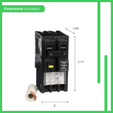 Square D Homeline 20-amp 2-Pole Gfci Circuit Breaker