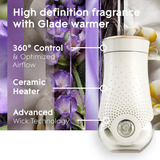 Glade Scented Oil 0.67-fl oz Lavender Vanilla Refill Air Freshener (2-Pack)