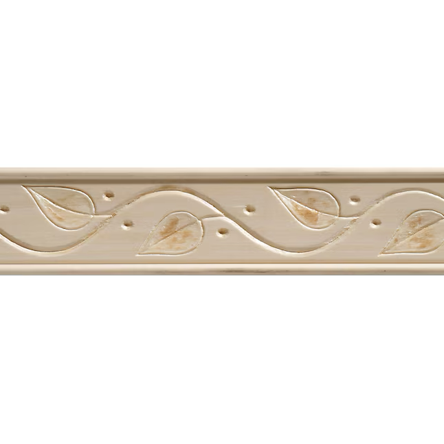 Molduras ornamentales Moldura para riel de silla 425 de madera dura blanca de 1-1/2 pulgadas x 8 pies