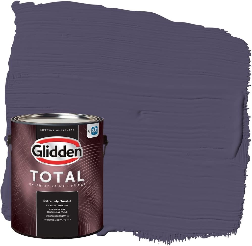 Glidden Total Exterior Paint & Primer Semi-Gloss, Magic Spell