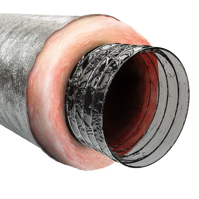 IMPERIAL 7-in x 300-in Polyester Insulated Flexible Duct R 6