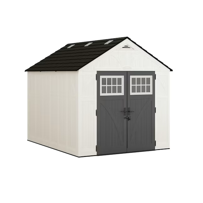 Suncast 8-ft x 10-ft Tremont Gable Resin Storage Shed (Floor Included)