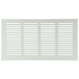 RELIABILT 16-in x 6-in Steel White Sidewall/Ceiling Grille