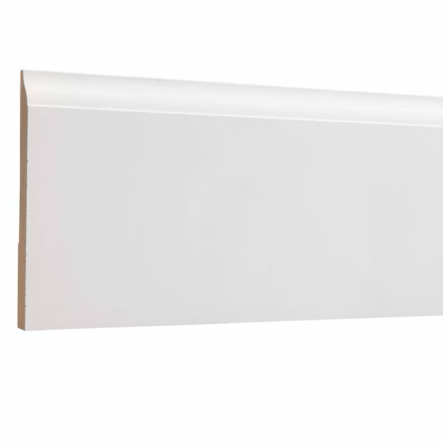 RELIABILT 1/2-in x 4-1/4-in x 12-ft Colonial Primed MDF 620 Baseboard Moulding