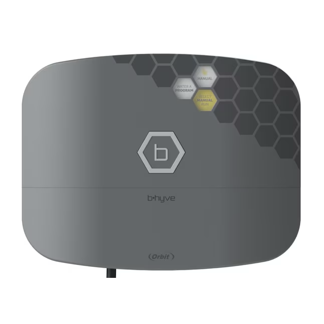 Temporizador de riego inteligente para interiores y exteriores compatible con Wi-Fi digital Orbit de 16 estaciones