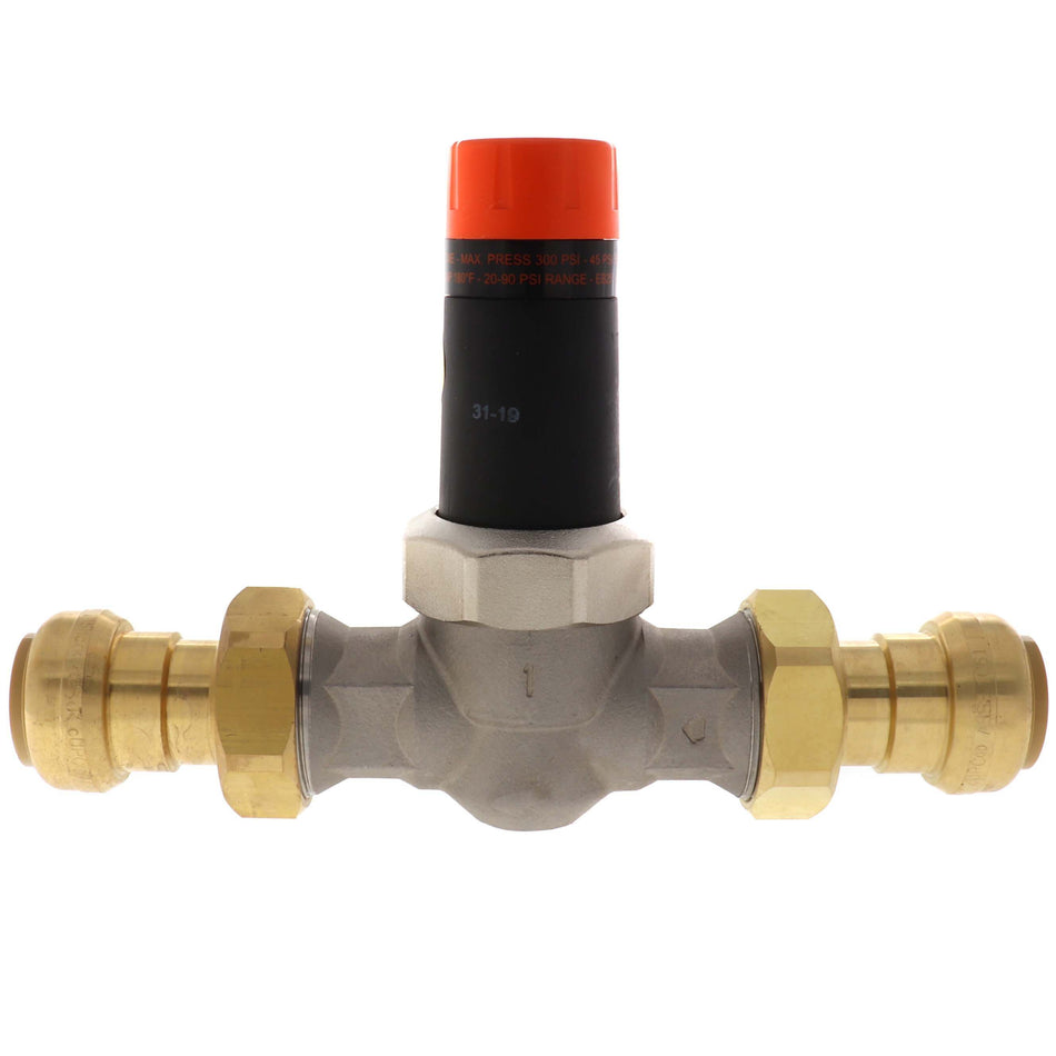 SharkBite 1 in. EB25 Pressure Regulating Valve (PRV,  EB25-DUSB Double Union SharkBite)