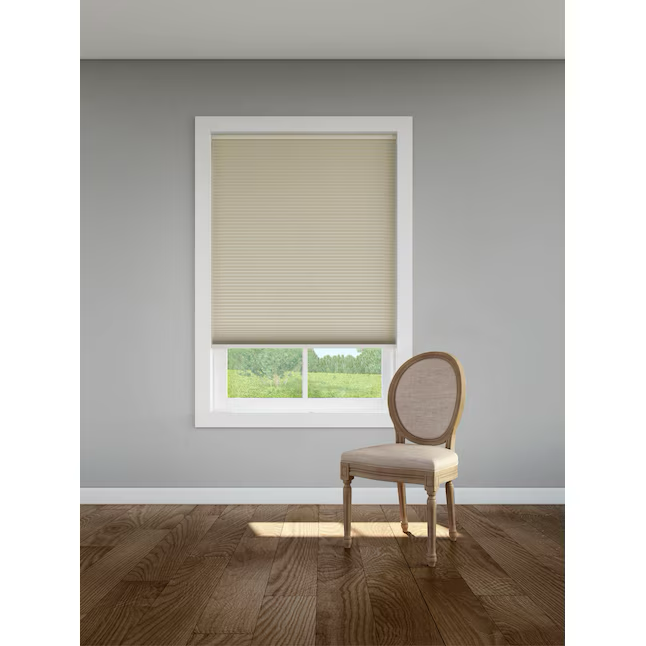 LEVOLOR 72-in x 72-in Sand Blackout Cordless Cellular Shade