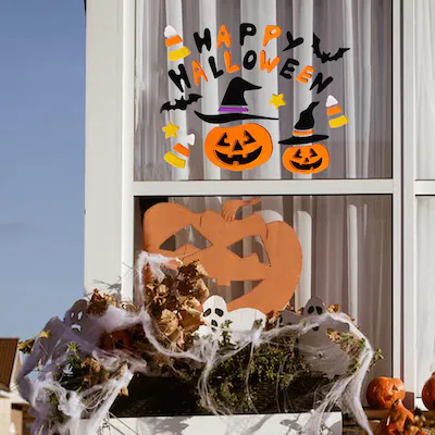 Haunted Living 12-in Window Cling