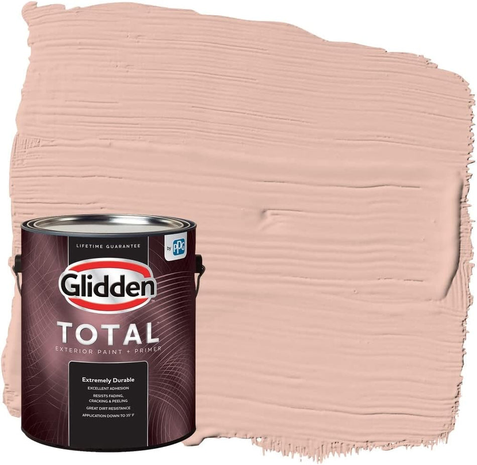 Glidden Total Exterior Paint & Primer Semi-Gloss, Adorable