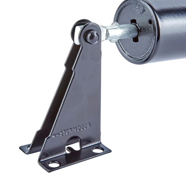 WRIGHT PRODUCTS 12.625-in Heavy Duty Adjustable Black Aluminum Hold Open Screen/Storm Door Pnuematic Closer