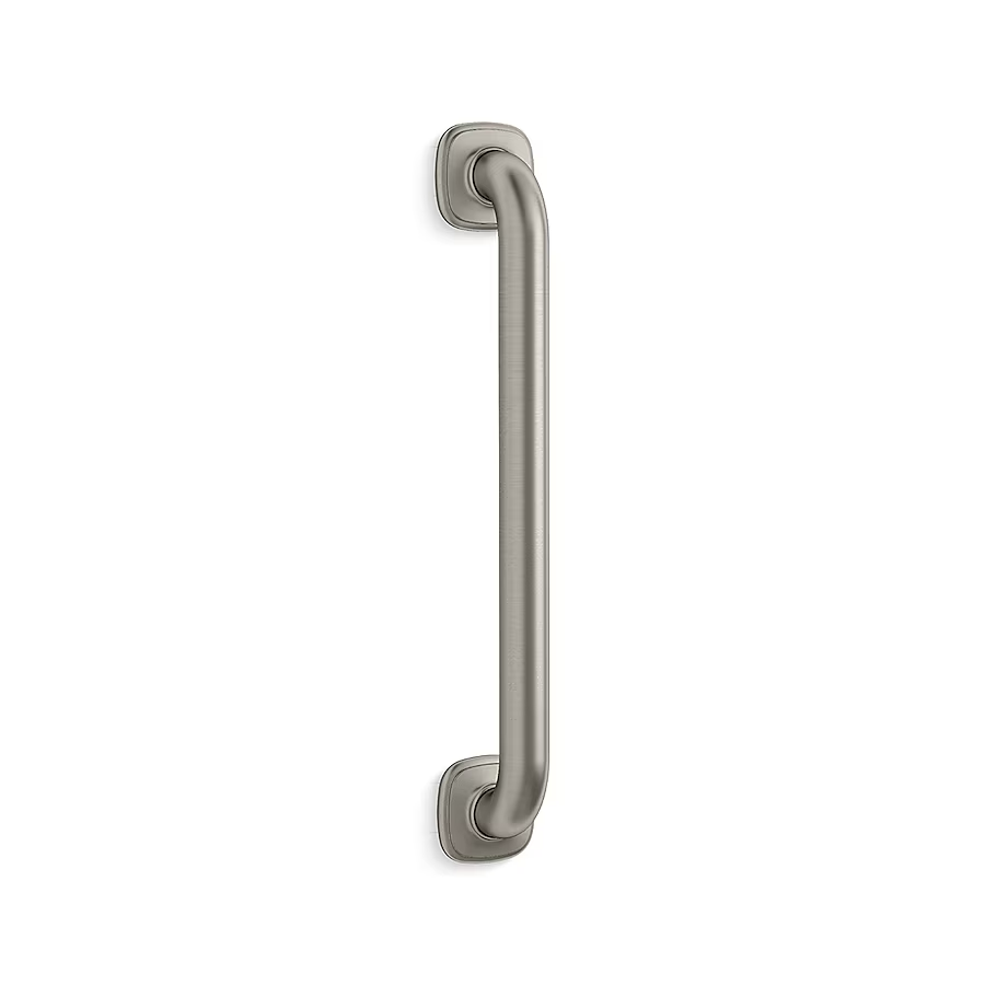 KOHLER Cardale 16-in Brushed Nickel Wall Mount ADA Compliant Grab Bar (500-lb Weight Capacity)