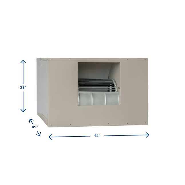 MasterCool Enfriador evaporativo de montaje en techo para exteriores de velocidad 5000 CFM para 1650 pies cuadrados