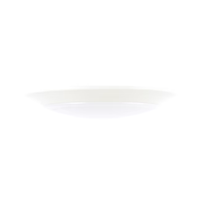 Project Source 1-Light 7.4-in Matte White LED Flush Mount Light (2-Pack)