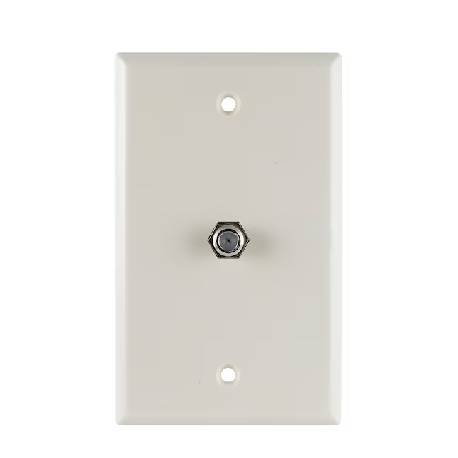 Utilitech 1-Gang Specialty Size Light Almond Plastic Indoor Wall Plate