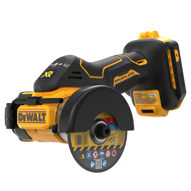 DEWALT XR Herramienta de corte inalámbrica sin escobillas con interruptor de gatillo máximo de 3 pulgadas y 20 voltios (solo herramienta)