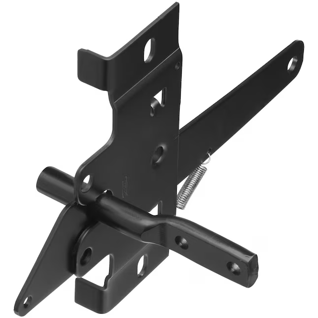 Pestillo de puerta negro de 5 pulgadas de National Hardware