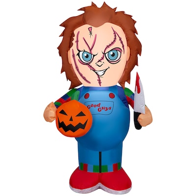 Inflable universal Chucky con luz LED de 3,5 pies