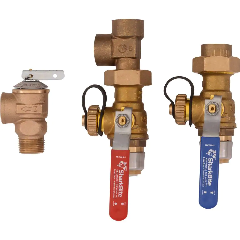 SharkBite 3/4 in. Tankless Water Heater Valves Installation Kit