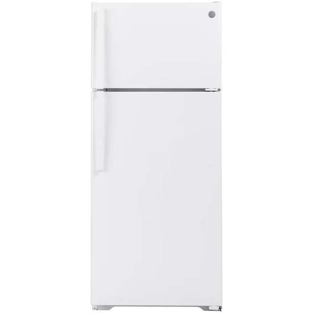 GE 17.5-cu ft Top-Freezer Refrigerator (White)