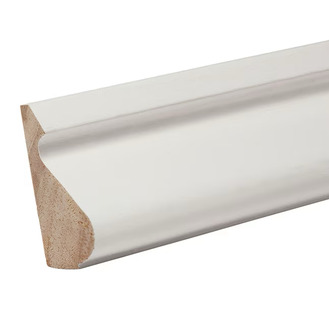 RELIABILT 11/16-in 12-ft Traditional Primed Pine Base Cap Moulding