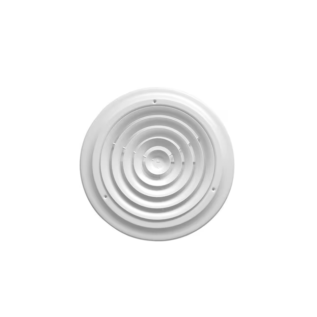 RELIABILT 14-in x 14-in Step-down Steel Sidewall/Ceiling Diffuser in White