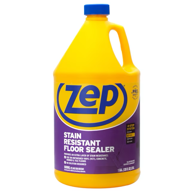 Zep schmutzabweisender Bodenversiegeler, 128 fl oz, seidenmattes Bodenpoliermittel