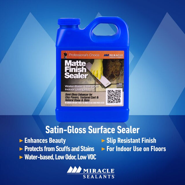 Miracle Sealants Matte 128-fl oz Clear Sealer and Finish